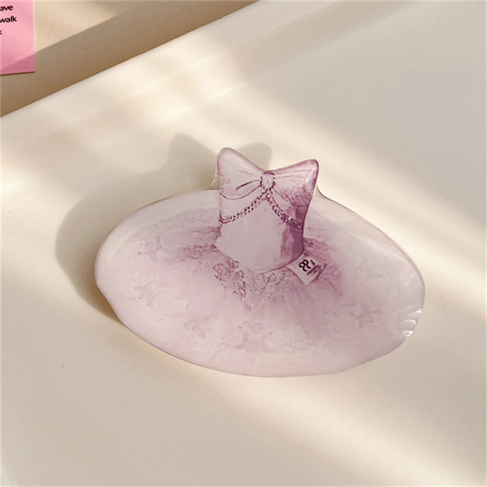Cute Butterfly Phone Grip Tok Griptok  Holder Ring For iPhone 16 Universal Accessories Lovely Bowknot Phone Stand Bracket Socket