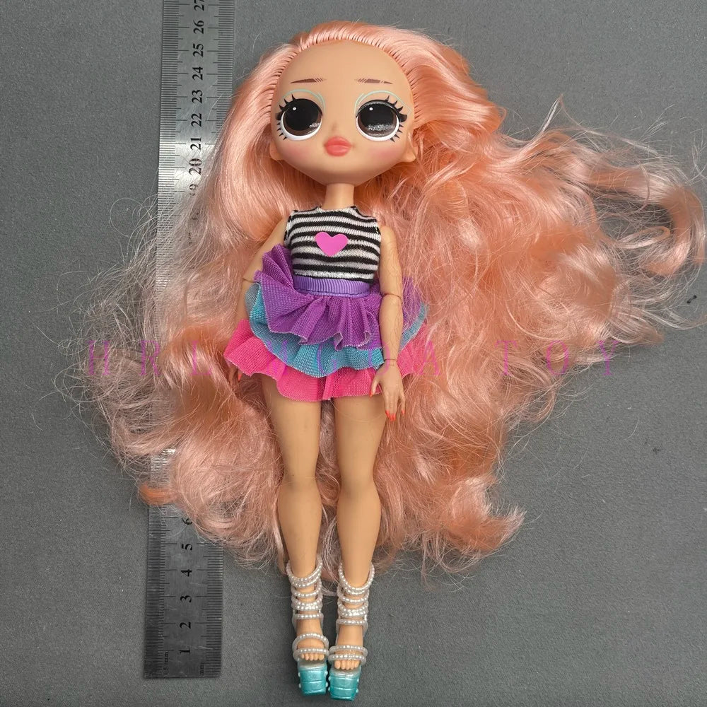 Original 24cm OMG multi-style big sister fashion dressup girl DIY holiday gift doll toy