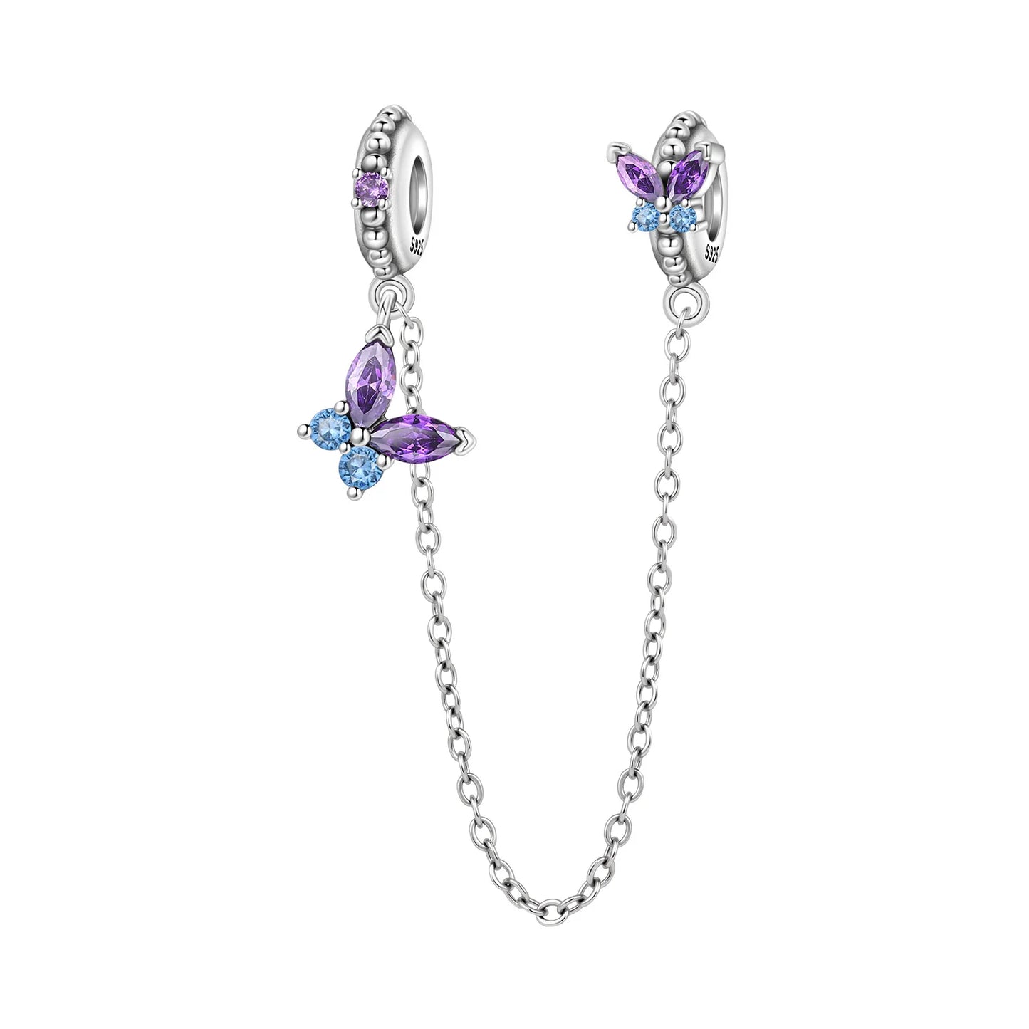 925 Sterling Silver Plated Bee Sunflower Butterfly Charm Pendant Fine Jewelry Women DIY Bracelet Necklace Birthday Party Gift