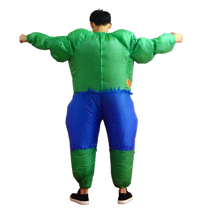 2026  Adult Fatty Hulk Inflatable Costume Anime Suits Mascot Halloween Party Cosplay Costumes for Man Woman Boys Girls