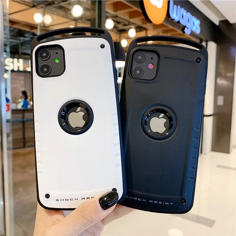 Root go Hybrid Shockproof Case For iPhone 13 12 Pro Max Heavy Duty Armor Case For iPhone 11 X XS Max XR 8 7 Plus Silicone Cover