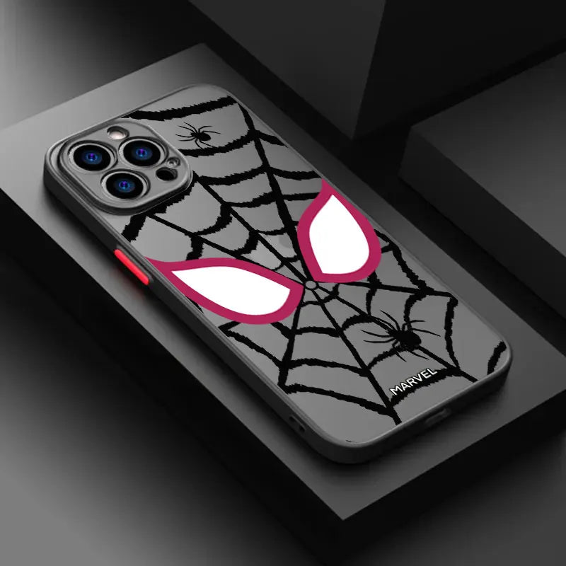 Marvel Spider Man Eye Phone Case For iPhone 17 16 15 Pro Max Case 14 13 12 11 Pro Max 16e 17e Air XS X 7 8 Plus Shockproof Cover