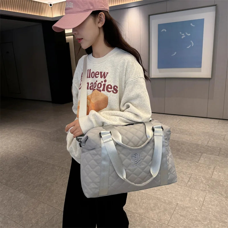 Large Capacity Outdoor Waterproof Travel Bag Luggage Handbag Women Shoulder Bag Oxford Men Sports Gym Bag Female Crossbody Bags