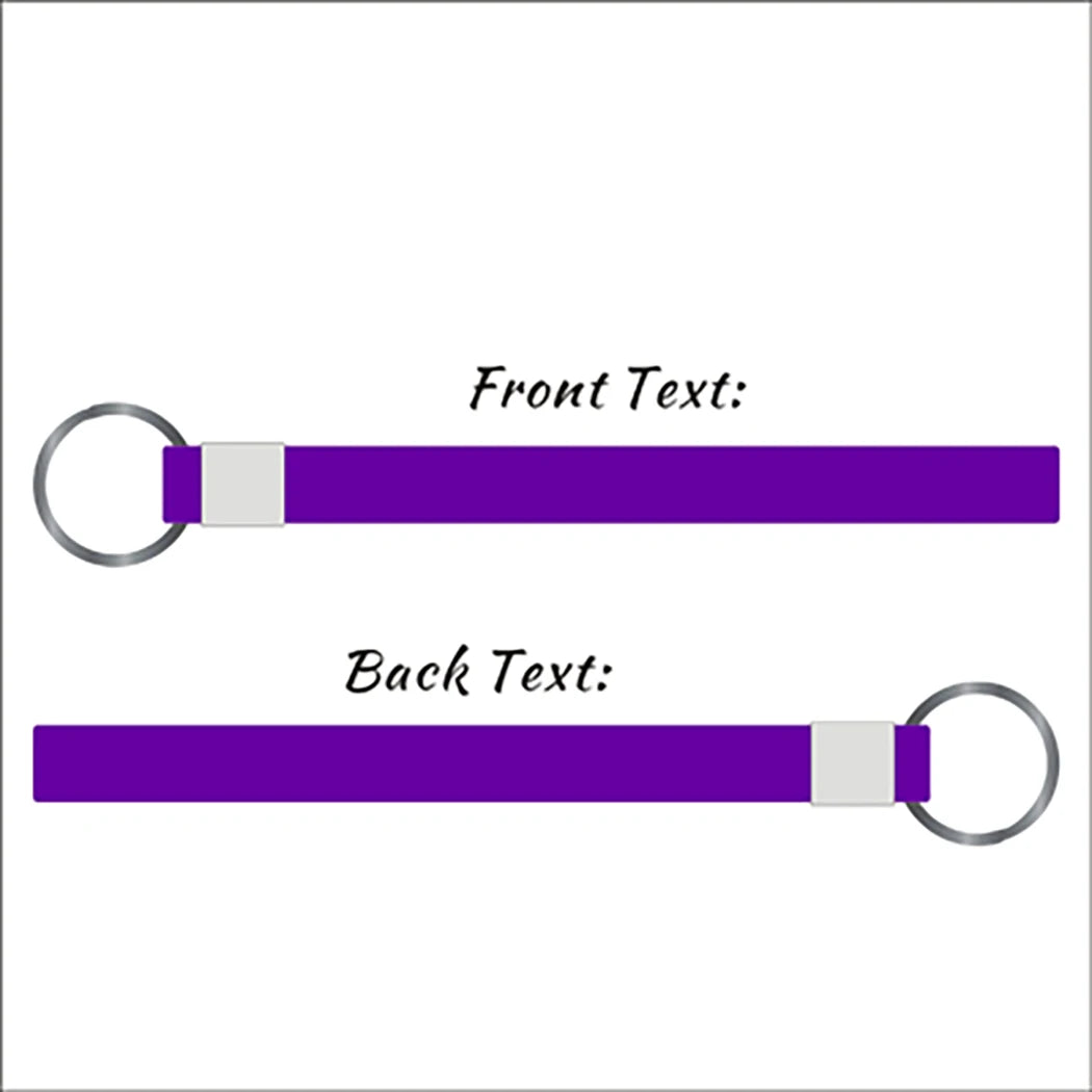 Custom Keychains Personalized Key Rings Llaveros Personalizados Customized for Events, Gifts, Backpacks, Awareness, Business