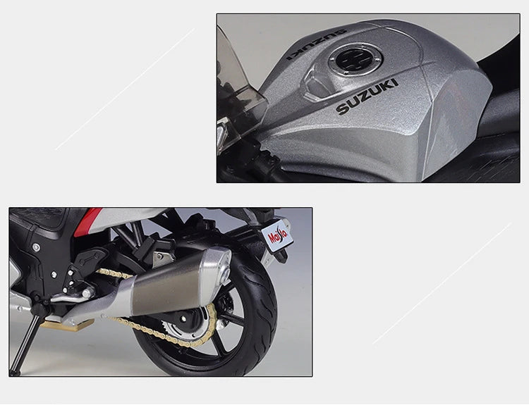 Maisto 1:12 SUZUKI 2022 Hayabusa Alloy Racing Motorcycle Model Diecasts Metal Street Sports Motorcycle Model Childrens Toys Gift