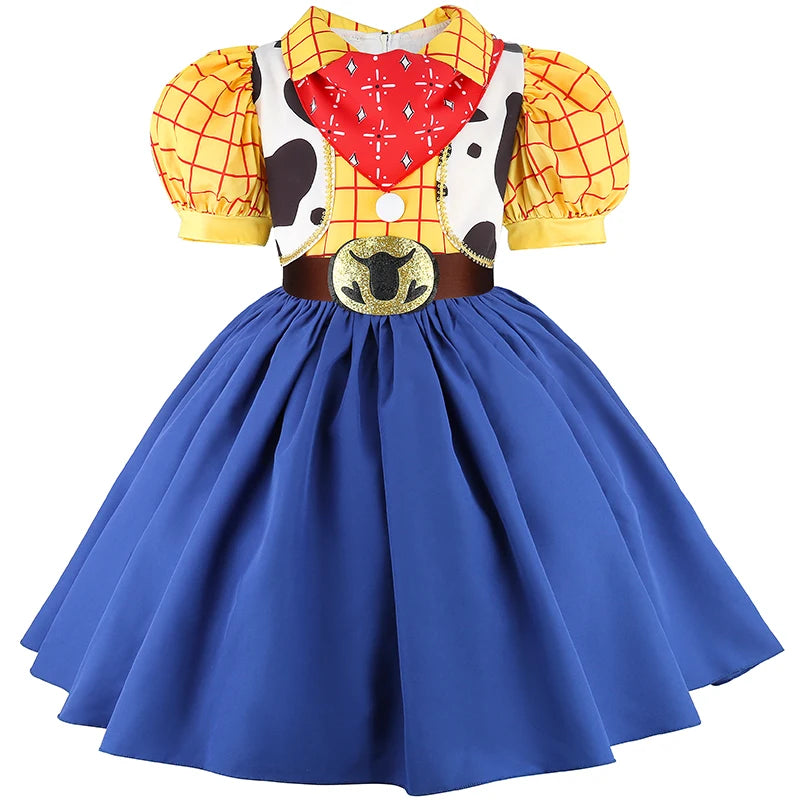 2026 New Halloween Girls Dress Up Costumes Children's Cosplay Costumes Children's Role Play Princess Dresses Complete Set