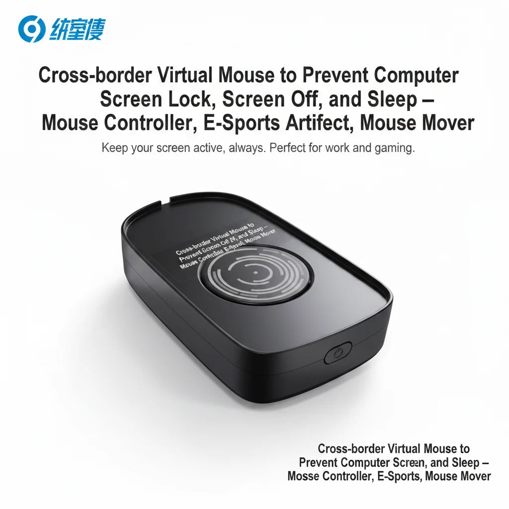 USB Undetectable Mouse Jiggler Automatic Mouse Mover Keeps PC Awake Prevents Screen Sleep Plug  Play For Laptops Desktop PC
