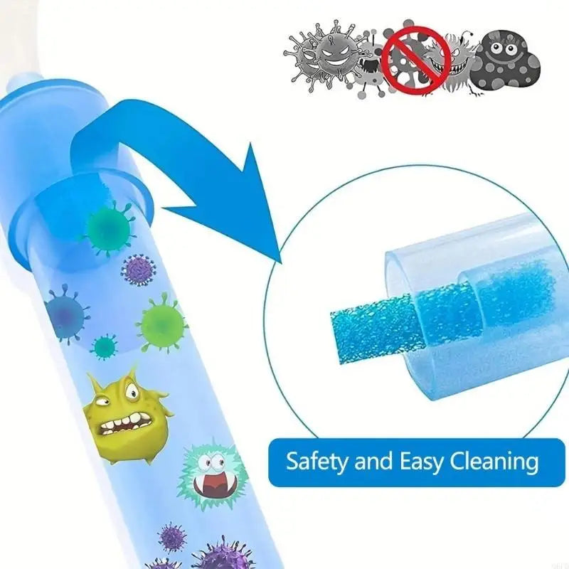 200pcs Baby Nasal Hygiene Foam Sponge Nasal Aspirator Sponge for Gentle Cleaning