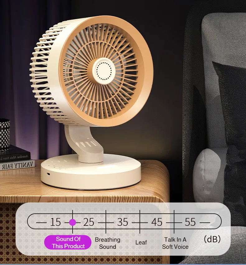 Desktop Circulating Small Wall Mounted Fan Multifunction Shaking Head Remote Control Quiet Cooling Fan For Home Office