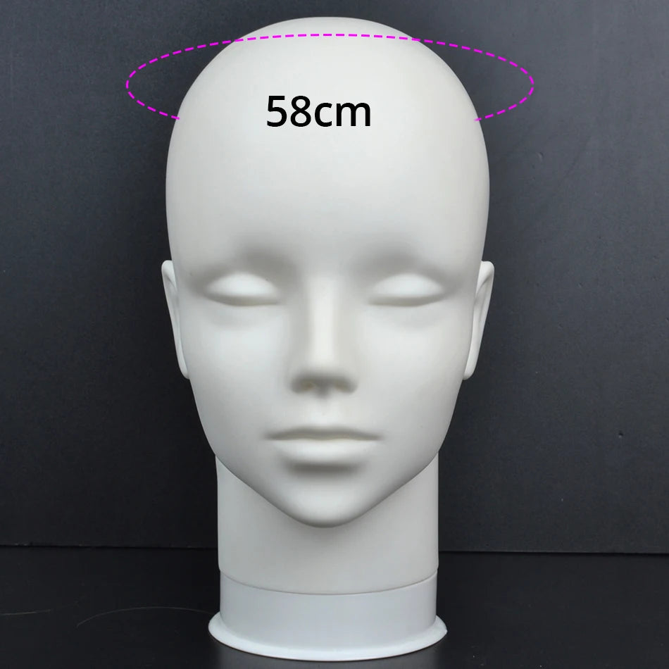 Mannequin Head Wig Stand With Adjustable Wig Tripod Stand Holder For Wigs Making Display cosmetology supplies hairdressing head