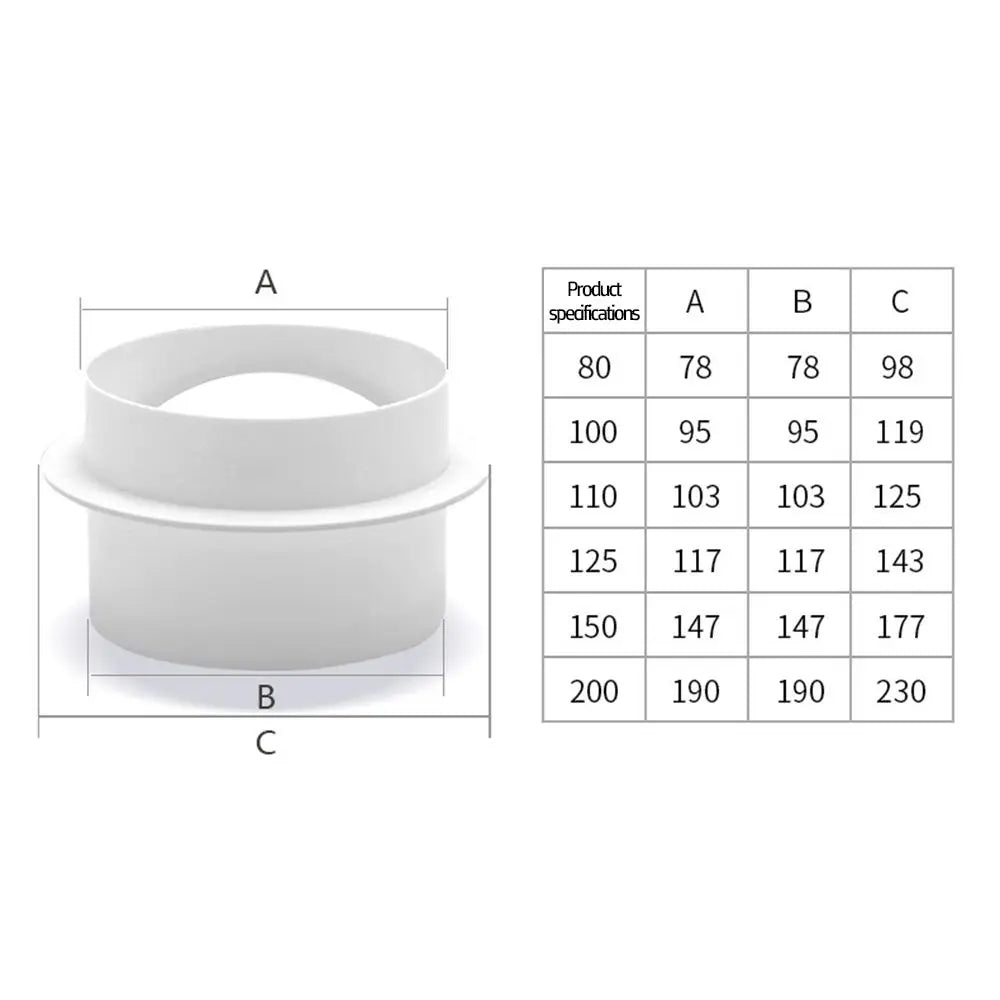 Damper Check Valve Home Improvement Backdraft Damper Ventilation Check Valve Pipe Check Valve Air Duct Check Pipe Draft Blocker