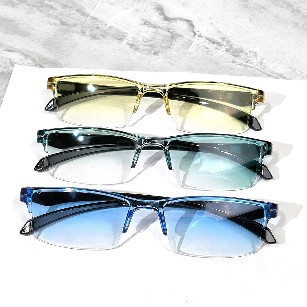 Smart Automatic Zoom Eyeglasses Anti-Blue Light Reading Glasses Men Women Optical Spectacle Computer Eyeglass