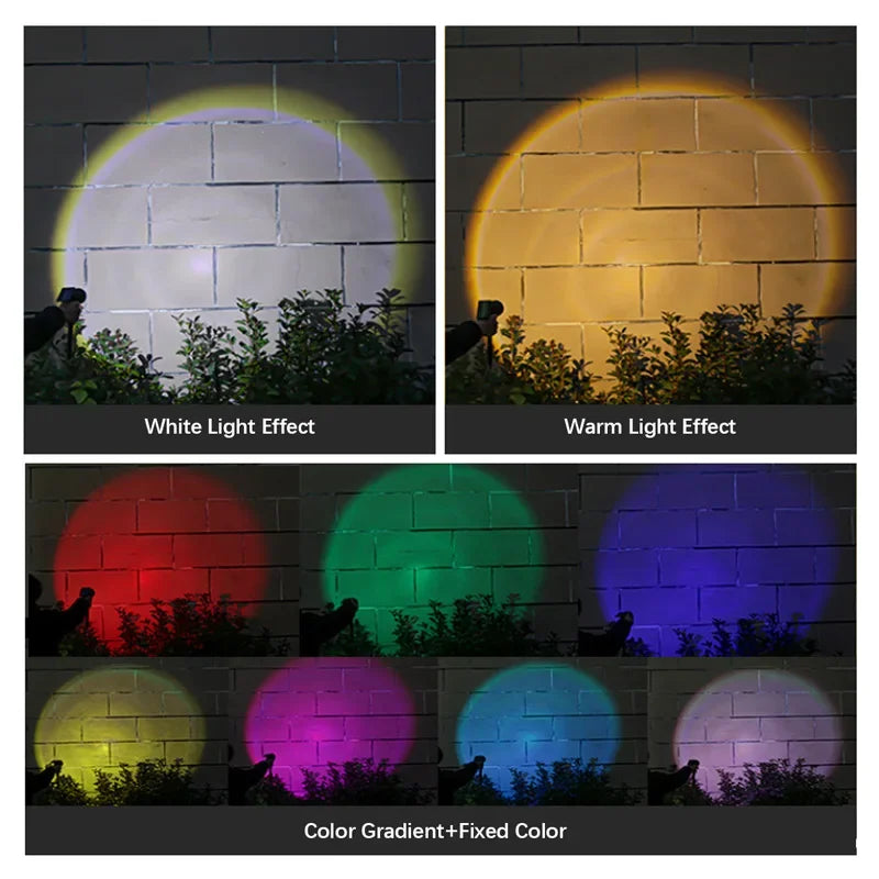Solar LED Spotlight for Outdoor Garden Landscape Lighting Waterproof Solar Powered Spot Lights for Garden Lawn Yard Walkway