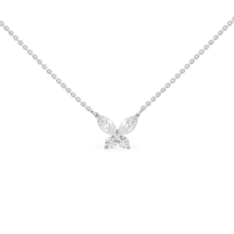 LI KI 925 Sterling Silver 2022 New Butterfly Earrings  Beautiful Fashion Jewelry Free Delivery Valentine'S Day Gift