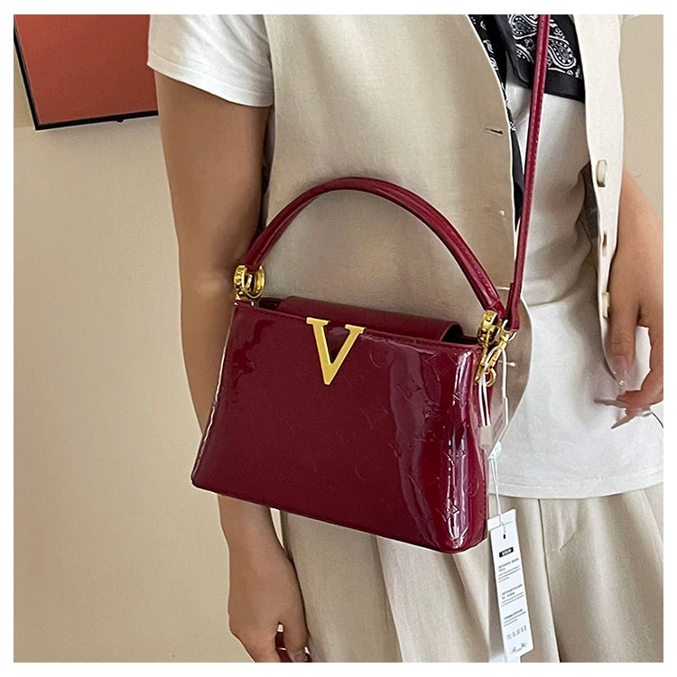 2026 Elegant Ladies Messenger Bag, High-Quality Leather Shoulder Bag For Women With Famous Designer Practical Style