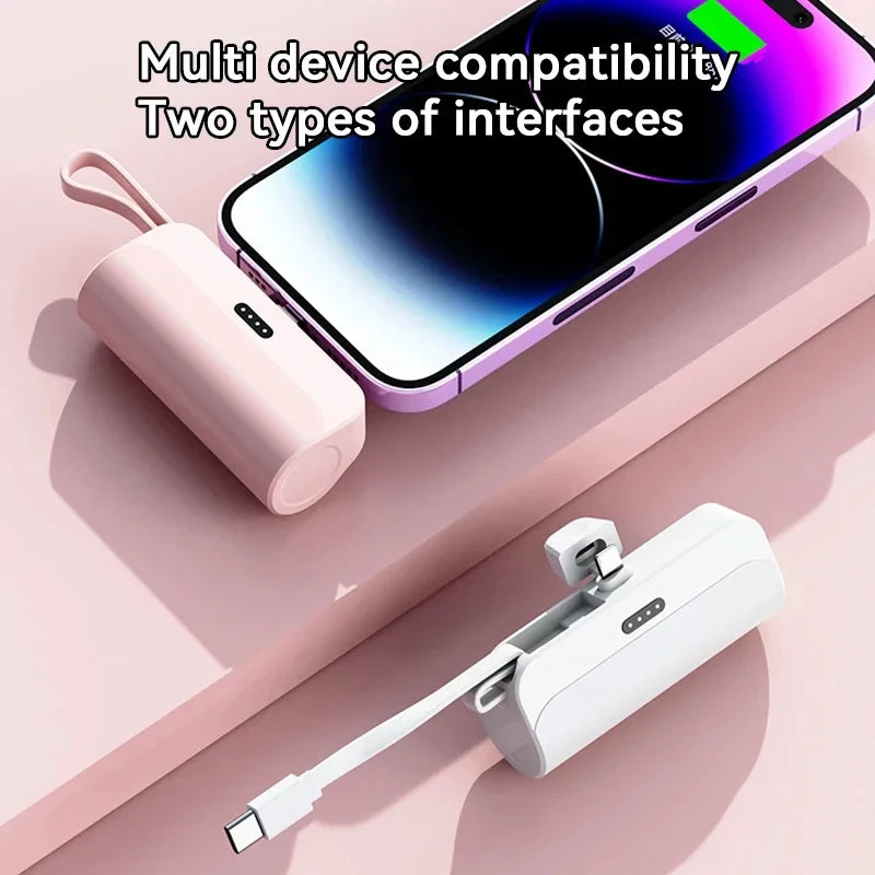 Lenovo 2026 500000mAh Ultra Slim Power Bank Super Fast Charging High Capacity Portable External Battery USB C for Android iPhone