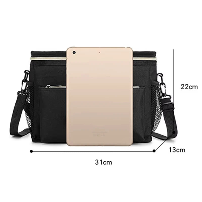Stroller Organizer Bags Mummy Large Capacity Travel Hanging Bag Bottle Holder Pram Diaper Bags Baby Stroller Accessories