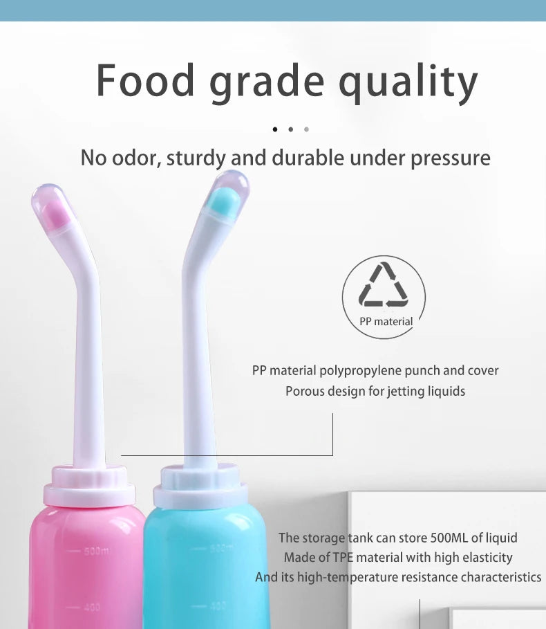Portable Bidet Private Parts Flushing Device Baby Butt Cleaner Confinement Pregnant and Lying-in Women's Perineum Body Bidet