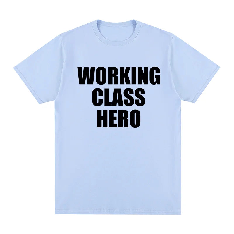 working class hero John Vintage t-shirt Streetwear Y2K 90s Cotton Men T shirt New TEE TSHIRT Womens tops