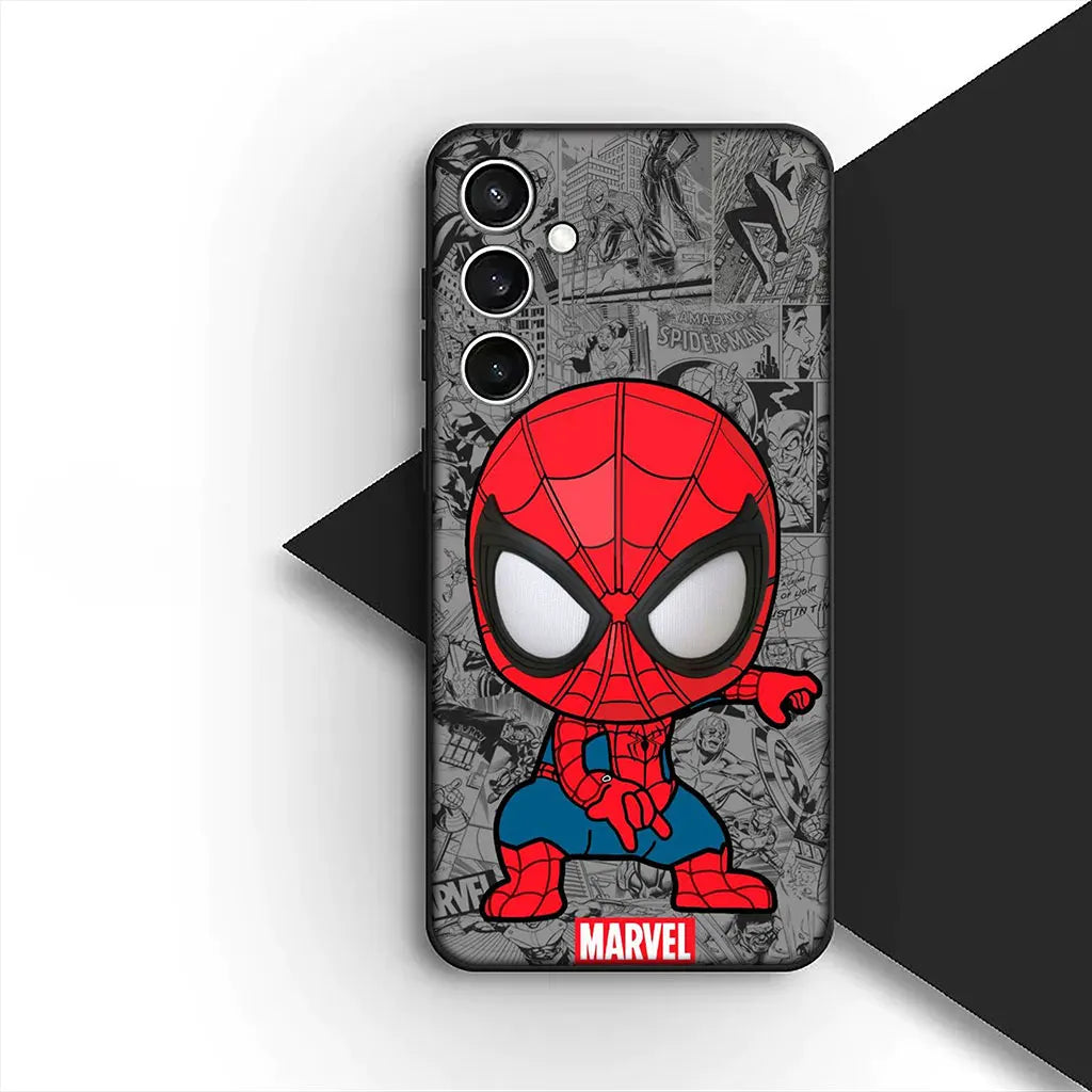 Phone Cover for Motorola Moto G86 G57 E14 E15 G14 G34 G35 G84 G24 A54 G15 Power E22 Casing Soft Case Spider Man Marve Spiderman