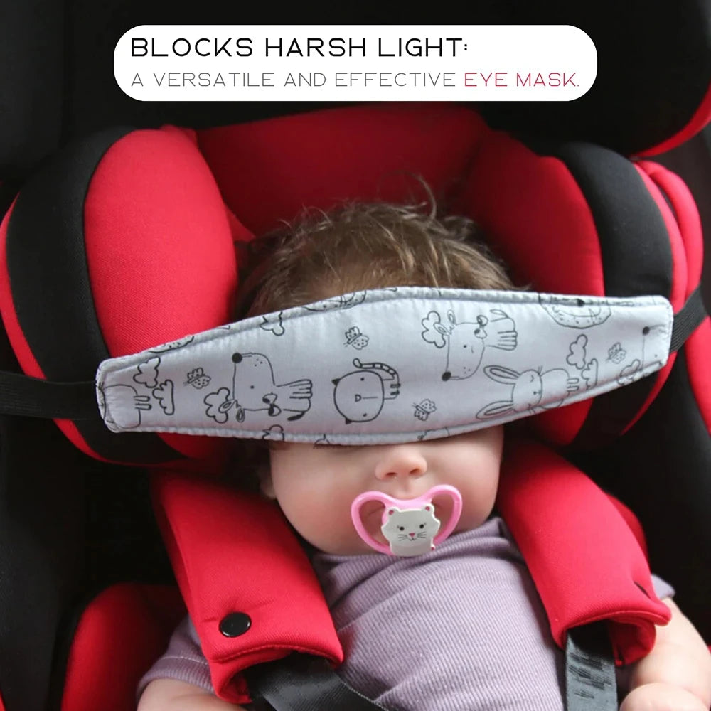 Baby Car Seat Head Support Strap Infant Stroller Safety Pillows Fastening Belt Adjustable Boy Girl Playpens Baby Head Positioner