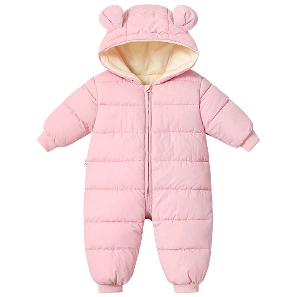 LPATTERN Toddlers Winter Romper,Hood Windproof Babies Jumpsuits,Infant Boys Overalls,Girls Sonwsuits,Warm Children's Outfits