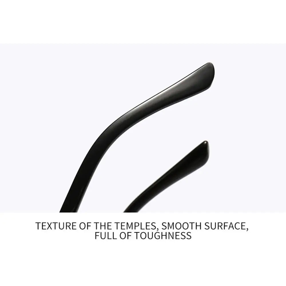 Rimless Sunglasses Rectangle Fashion Popular Women Men Shades Small Square Sun Glasses For Female male Summer Traveling Oculos