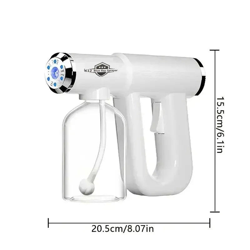 Blue Light Nano Hair Care Spray 300ML - USB Rechargeable Wireless Steam, Professional Styling Tool