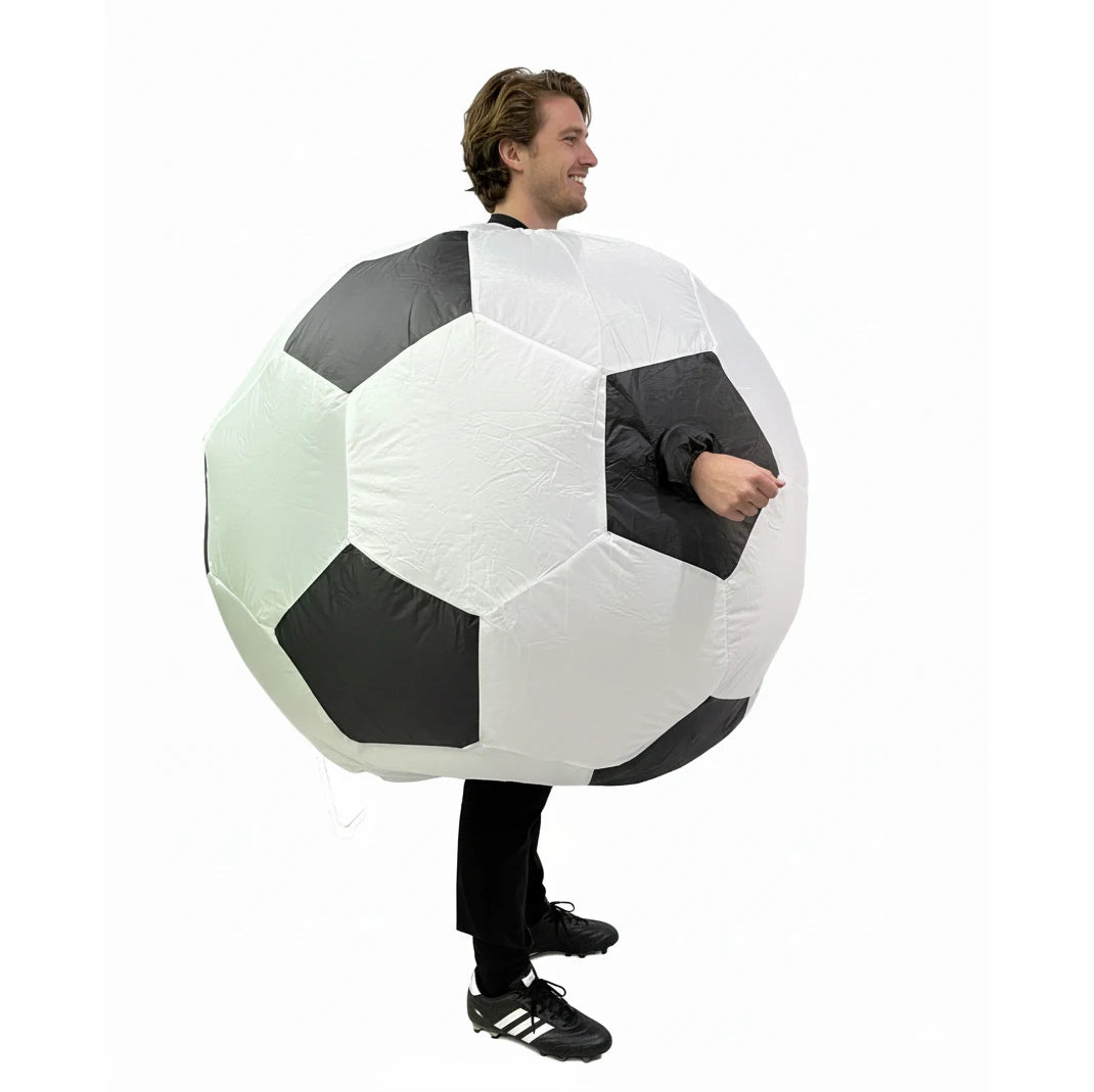 2026 New Football Inflatable Costume Funny Blow Up Suit for Adults Kids Party Cosplay Holiday Gift
