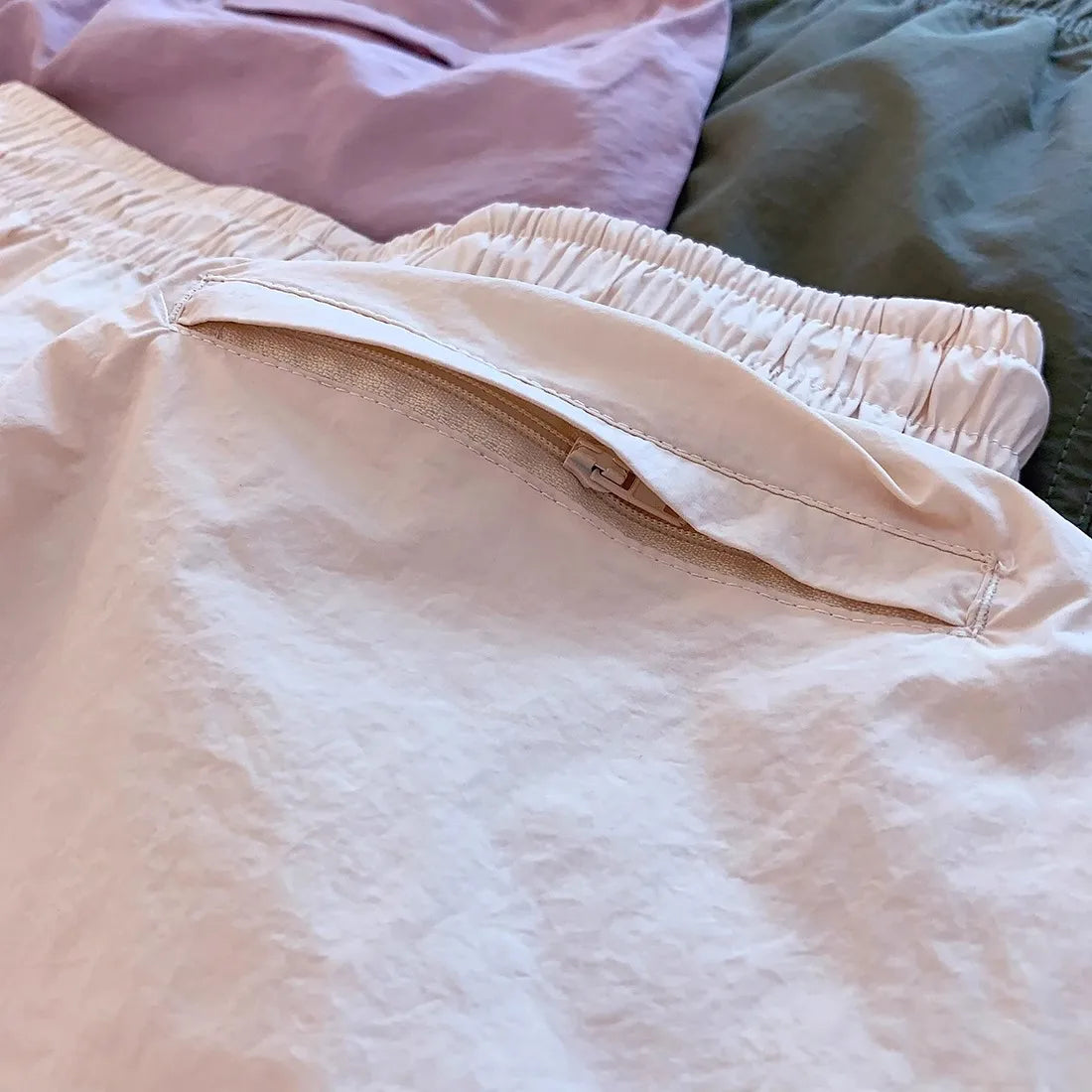 Summer New Women's Casual Thin Quick Dry Sport Shorts High Waist Wide Leg Pants High Waist Absorb Sweat Summer Fashion