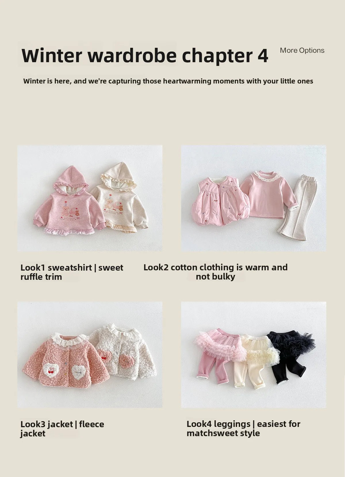 2026 New Winter Girls Embroidered Mushroom Fleece Jacket | Thick Warm Coat | Cute Outwear
