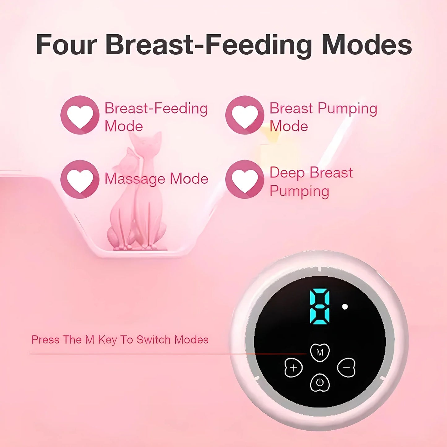 Breast Pump Baby Electric Suction Milk Pump Feeding Breasts Pumps
