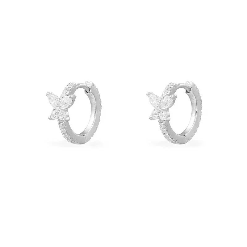 LI KI 925 Sterling Silver 2022 New Butterfly Earrings  Beautiful Fashion Jewelry Free Delivery Valentine'S Day Gift