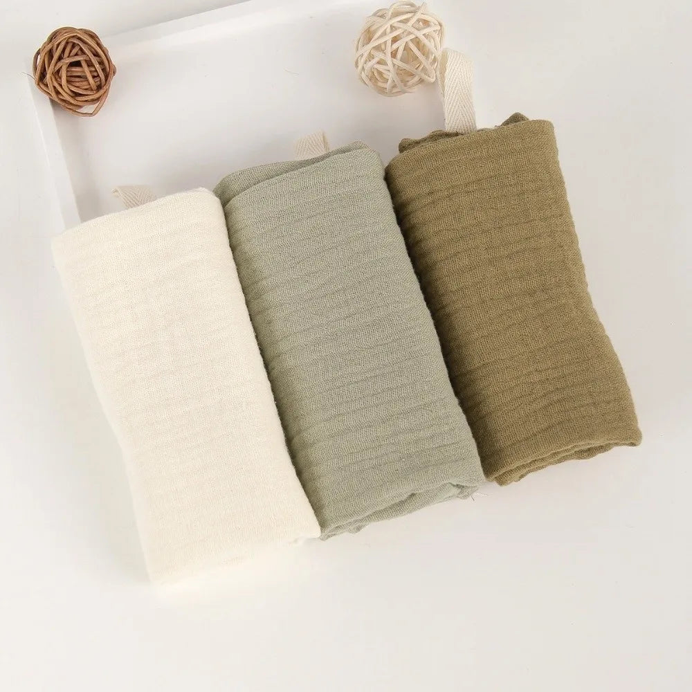 High Quality 4-Layer Pure Cotton Baby Cotton Washcloth Absorbent Soft Square Towels Baby Towels Gauze Cotton Newborn Burp Cloth