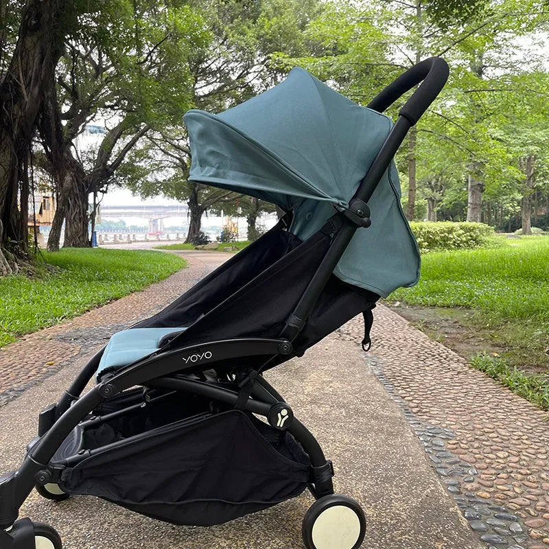 Baby Stroller Accessories 2pcs/set 6+ Sunshade&Mattress Fit for Yoyo/Yoyo3 Thickening UPF50+ Waterproof Canopy With Seat Liner