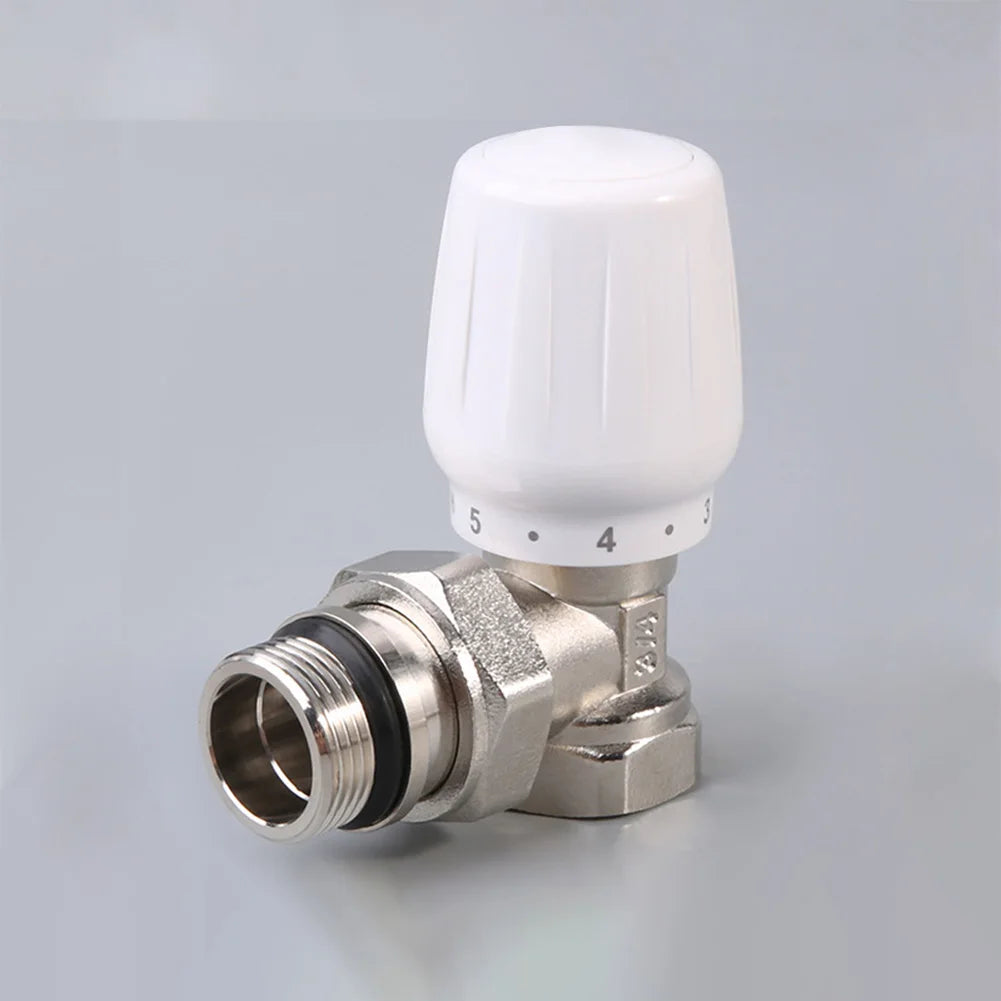Manual Angle Valve 12 Inch Temperature Control Valve for Radiator with Easy Repairable Design and Long Term Use