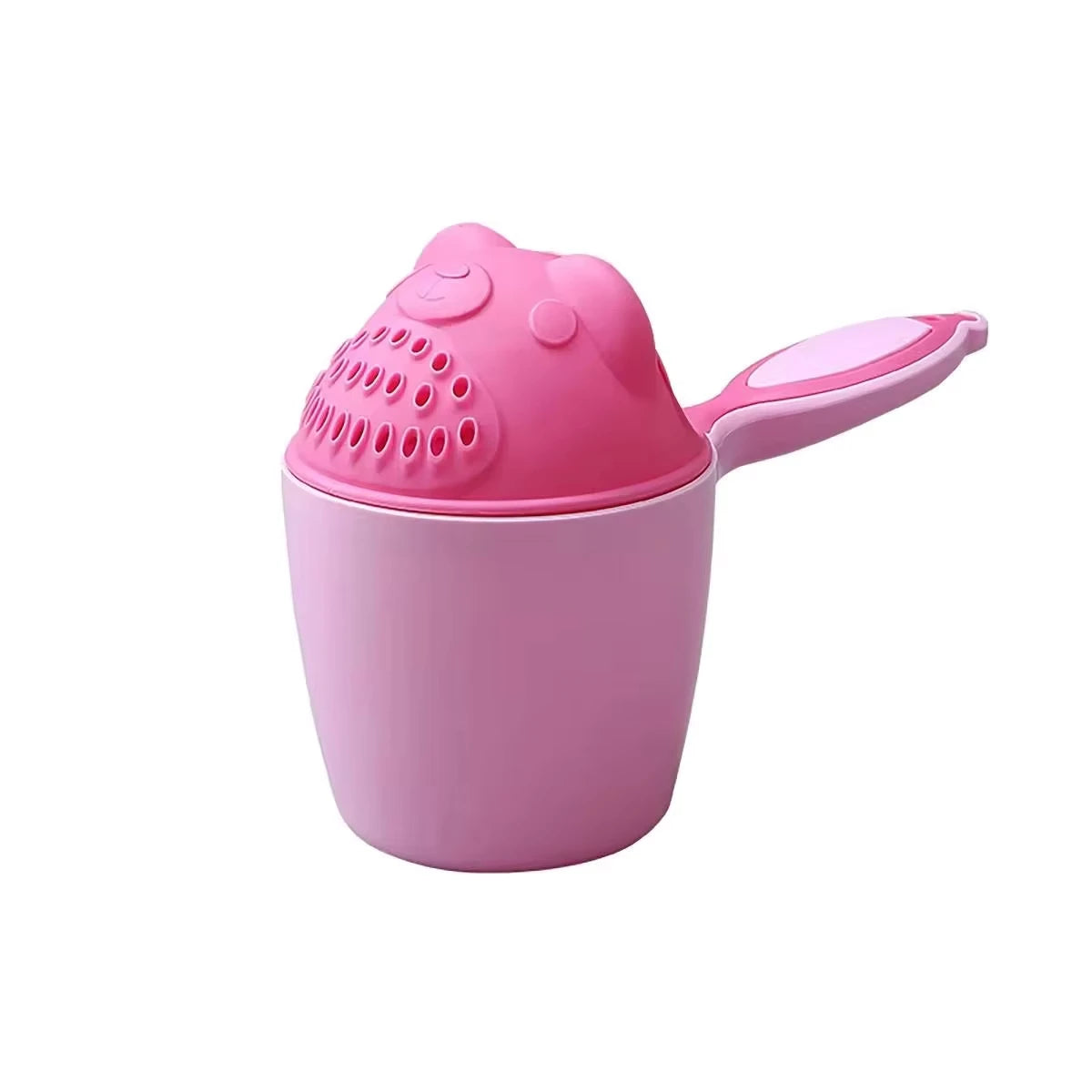 1PC Baby Shampoo Cup Baby Bath Bucket Kids Bath Spoon Child Hair Wash Cup Baby Bath Kit Cute Cartoon Baby Bath Play Funny Bucket