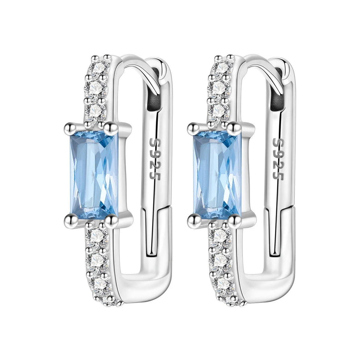 925 Sterling Silver Needle Iris Flower Hoop Earrings for Women Original Elegant Versatile Jewelry Birthday Party Fine Gift 2026