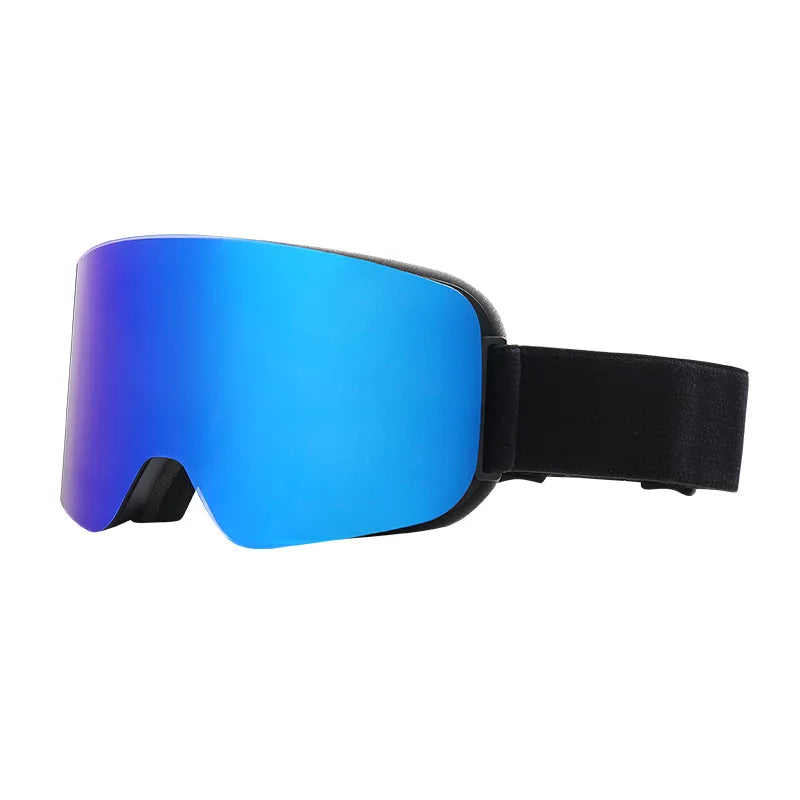 Adult Ski Snowboard Goggles Unisex Double Anti-Fog UV400 Cylindrical Lens Skiing Eyewear Mask Snow Protection over Glasses