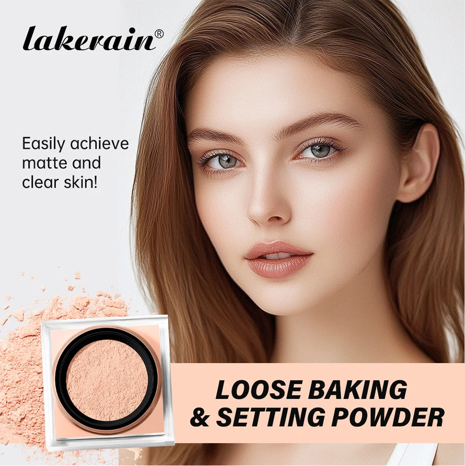 Matte Loose Baking and Setting Powder powder Oil Control Natural Face Matte Waterproof Brightening Loose Powder Makeup