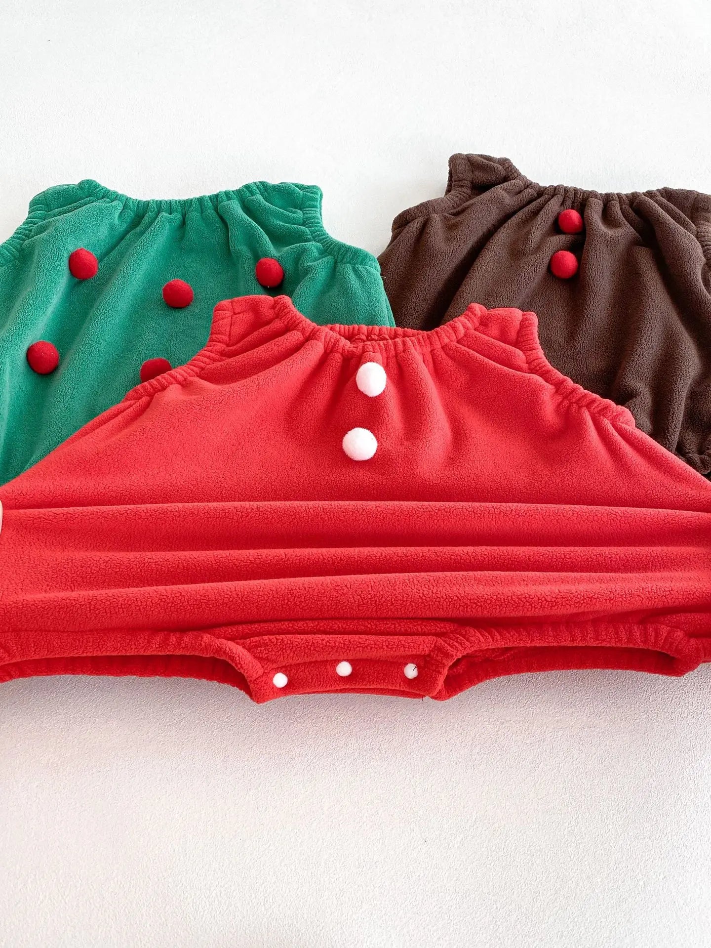 Baby Girl Boy Autumn Winter Christmas Cute Sleeveless Bodysuit Long Sleeve Striped Top Pants Infant Bibs Newborn Clothes B6091