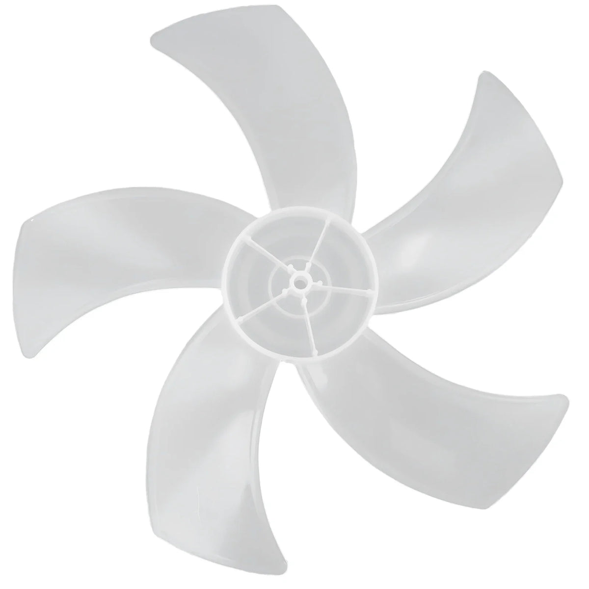 16 Inch Five Leaf Replacement Fan Blade With Nut Cover For Stand Fans And Desk Fans Plastic Material For Household Use