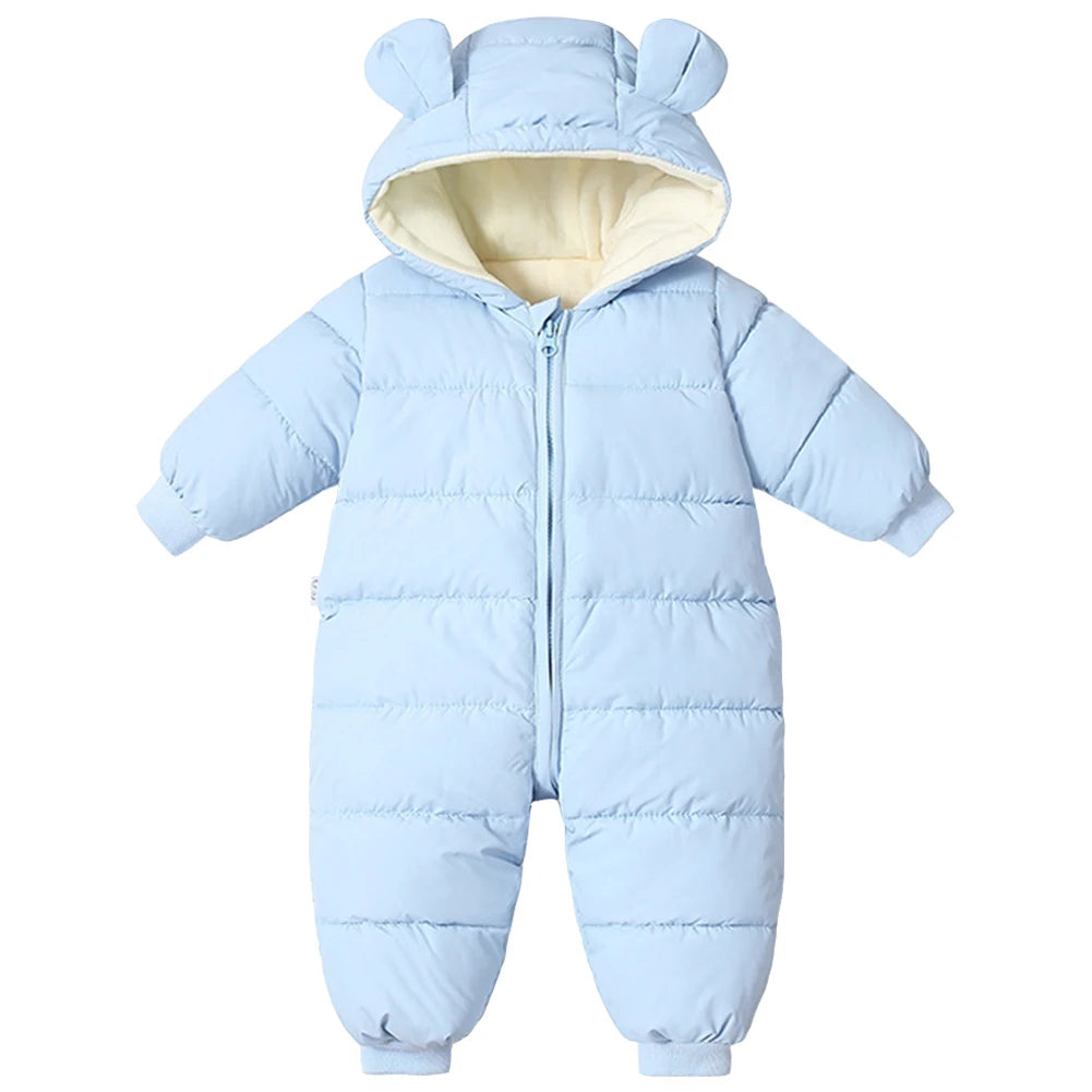 LPATTERN Toddlers Winter Romper,Hood Windproof Babies Jumpsuits,Infant Boys Overalls,Girls Sonwsuits,Warm Children's Outfits