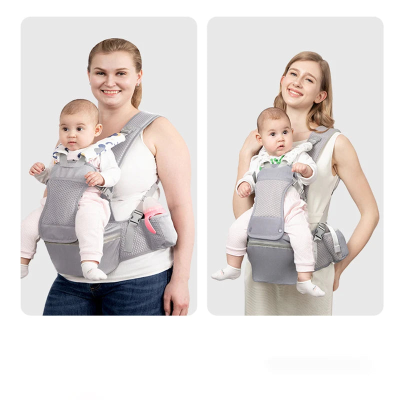 2025 New Style Newborn Ergonomic Baby Carrier Backpack Infant Baby Hipseat Carrier Front Facing Ergonomic Kangaroo Baby Wrap Sli