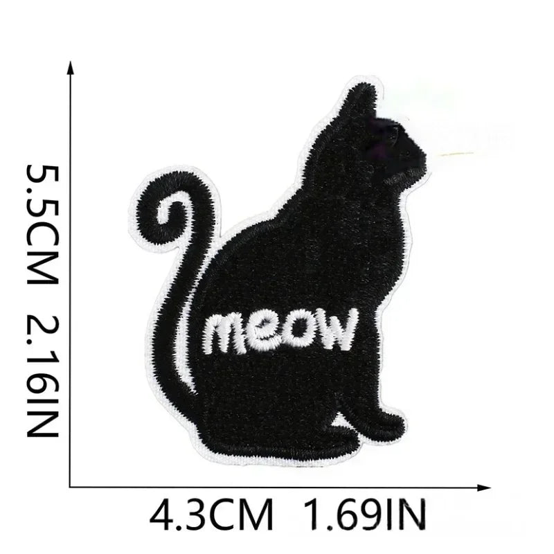 Halloween Themed Style Embroidere Costume Punk DIY Sewing IronCostume Hot Stick Patch