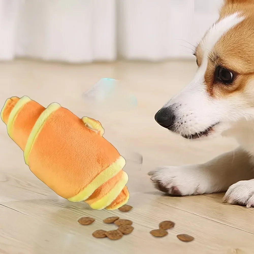 1PC Pet Dog Plush Toy: Hidden Food, Sniffing, Vocalizations & Gnawing and Grinding Teeth