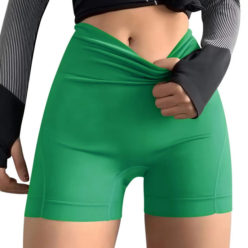 New Women Sports Shorts Summer Running Sexy Leggings High Waist Short Pants Fitness Jogging Clothing Black Safety Shorts