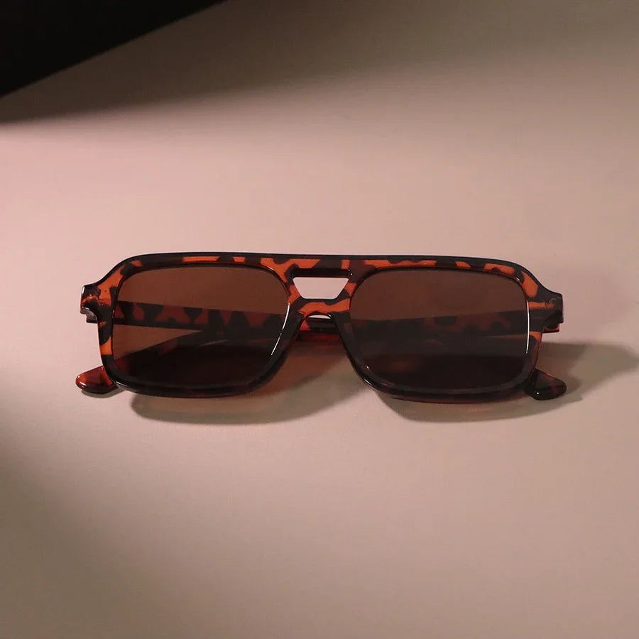 Classic Rectangle Sunglasses Women Men Fashion Vintage Sun Glasses Female Male Designer Casual Travel Shades Oculos De Sol