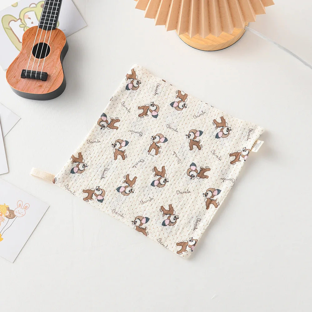 New Baby Cotton Square Towels Infant Wash Hand Face Wipes Washcloth Facecloth Handkerchief Muslin Cloth Feeding Bib Baby Items