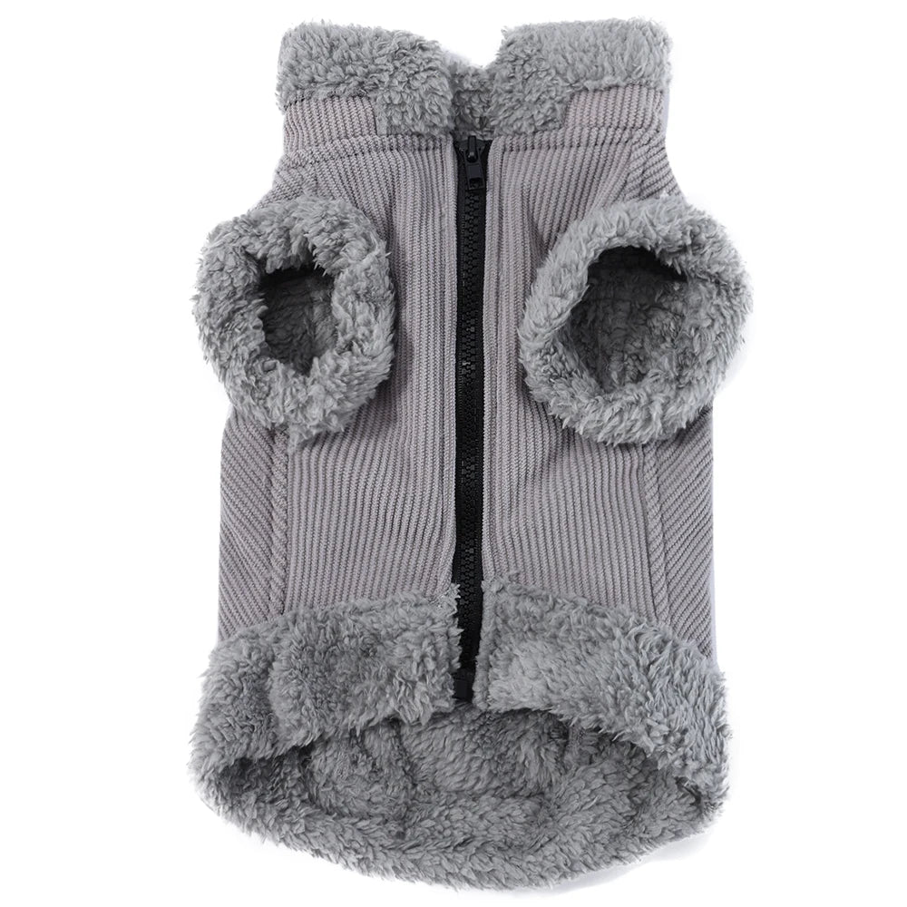 Pet Dog Jacket Coat For Small Medium Dogs Cats Winter Warm Fleece Puppy Clothes Windproof Cat Clothing Chihuahua Bulldog Outfits